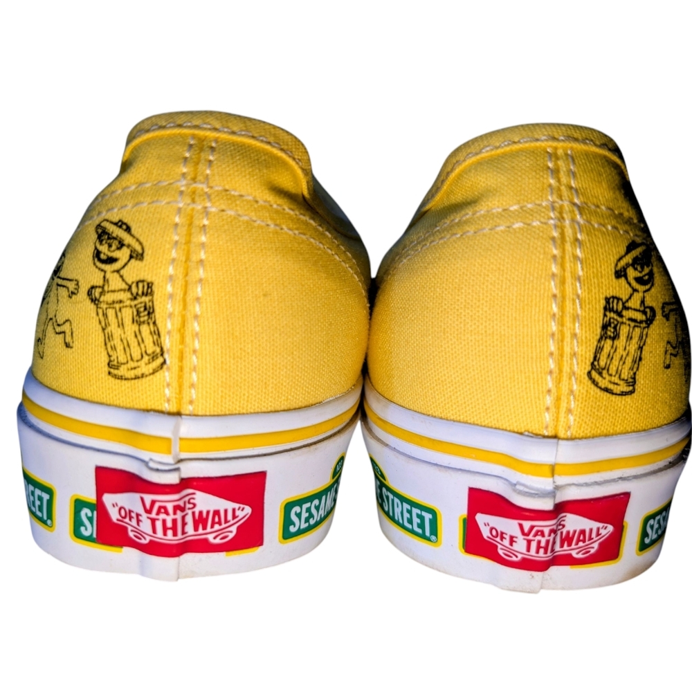 Vans Deadstock Sesame Street Yellow Canvas Shoes - Picture 3 of 9